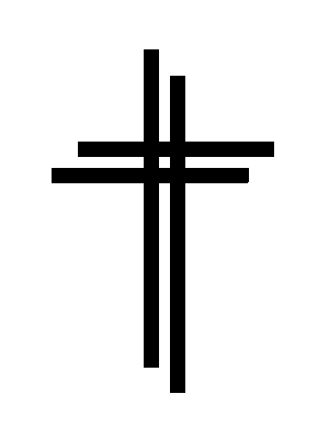 Jesus Cross Sticker by Jaasiel.co