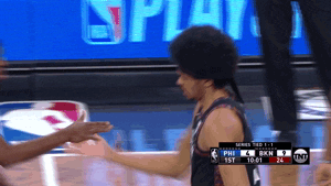 excited nba playoffs GIF by NBA
