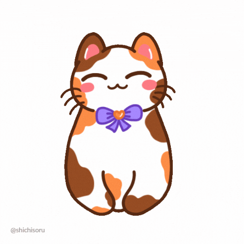 Calico Cat GIF by shichisōru