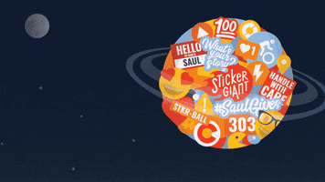 Outer Space GIF by StickerGiant
