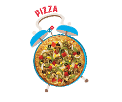 Pizza Time Sticker by Domino's India