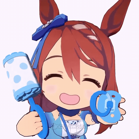 Chibi Umamusume GIF