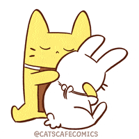 Cat Love GIF by Cat's Cafe Comics