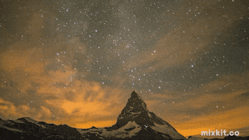 Shooting Star Snow GIF by Mixkit