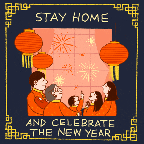 Stay Home New Year GIF by INTO ACTION