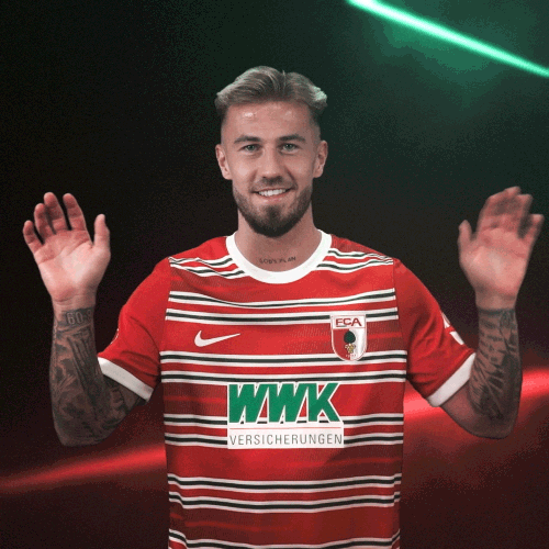 Football Hello GIF by FC Augsburg 1907