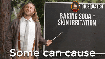 Smell Bad Baking Soda GIF by DrSquatchSoapCo