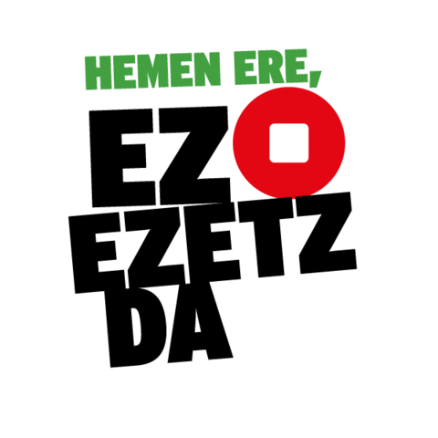 Europa Euskara Sticker by Euzko Gaztedi