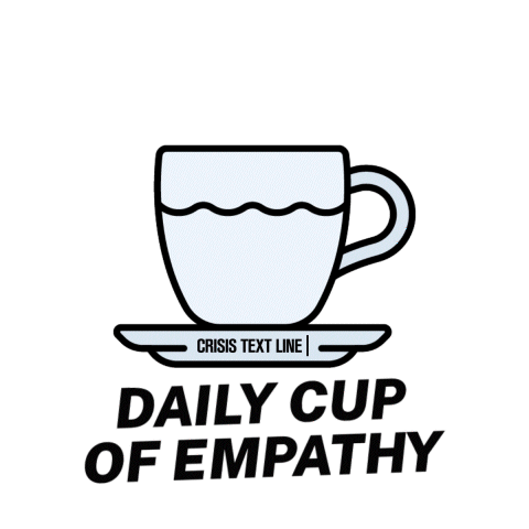 Tea Self Love Sticker by Crisis Text Line