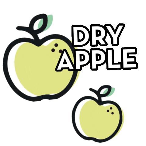 Apple Vegan Sticker by The Good Cider