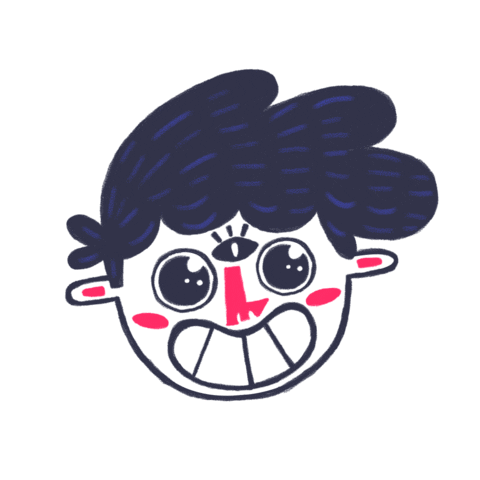 Happy Sticker