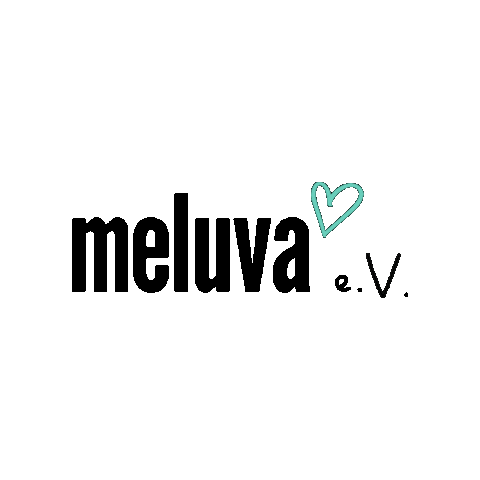 Heart Logo Sticker by meluva e.V.