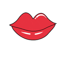 Happy Lips Sticker by Noha Bahr