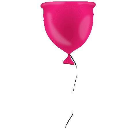 Pink Balloon Sticker by Put A Cup In It