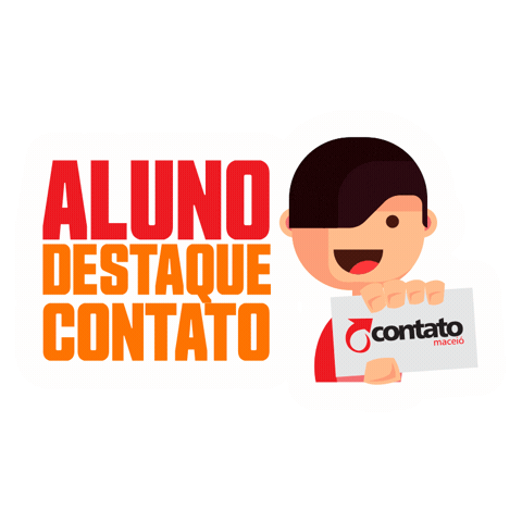 Alunodestaque Alunadestaque Alunocontato Contatomaceio Sticker by Contato Maceió