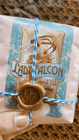 Lady Falcon Coffee Club GIF