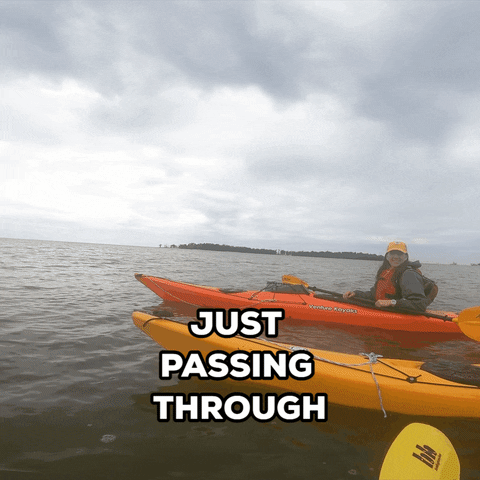 Kayaking Excuse Me GIF by University Of Lynchburg
