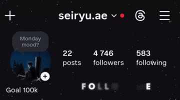 Follow Me Instagram GIF