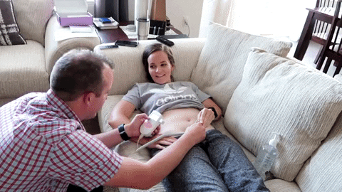 Baby Fetal Doppler -  At Home Portable Baby Heart Rate Monitor