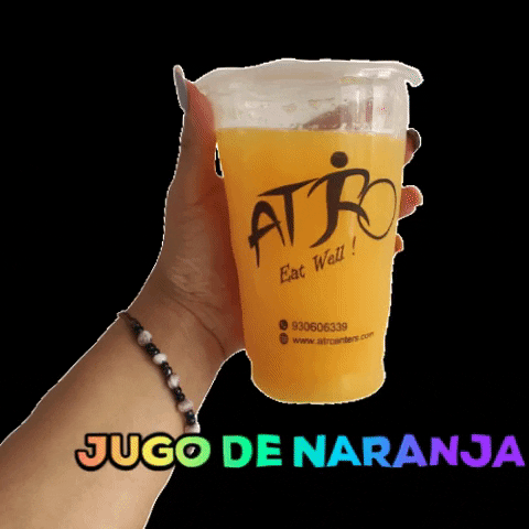 atrcenters atr eat well jugo de naranja atr centers GIF