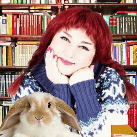 Bunny Books GIF by Maria Johnsen