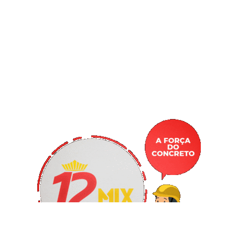 12 Mix Concreto Sticker