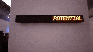 Jenny Holzer Potential Counts For Nothing Until Its Realized GIF