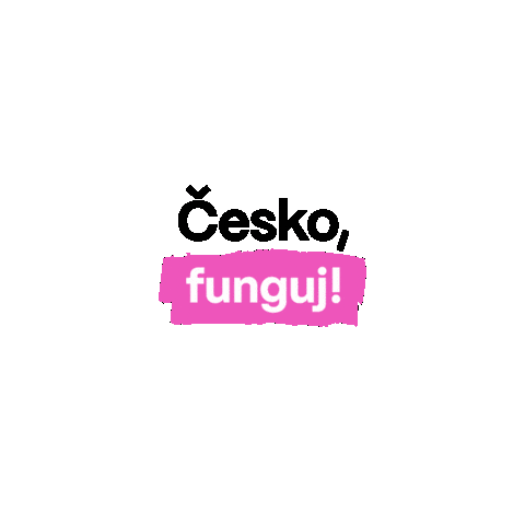 Česko, funguj! Sticker