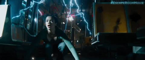 Electric Shock Jump GIF by Escape Room - Find & Share on GIPHY