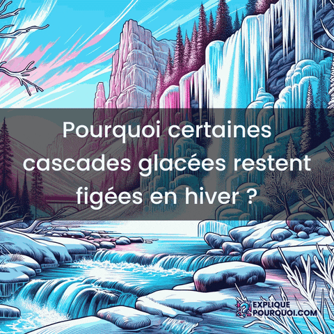 Cascades Glacées GIF by ExpliquePourquoi.com