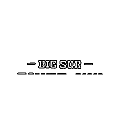 Big Sur Sticker by Big Sur River Inn