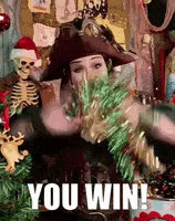 Christmas You Win GIF by Pirate's Parley