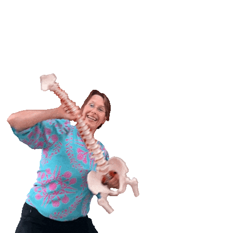 Rugpijn vrij met Wies Sticker