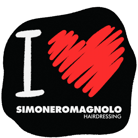 Haircut Love Sticker by Simone Romagnolo Hairdressing