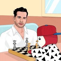 Penguin Chess GIF by Pudgy Memez