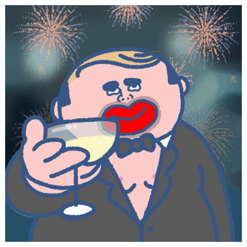 Champagne Celebrate GIF by SOWINGHONG