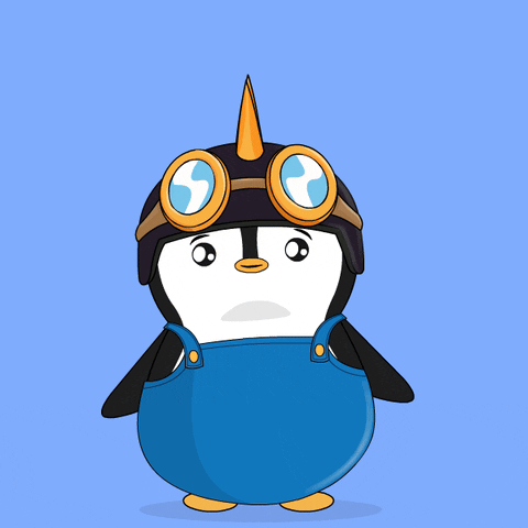 Confused Wait What GIF by Pudgy Penguins