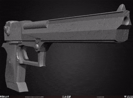 Sculpting Machine Gun GIF