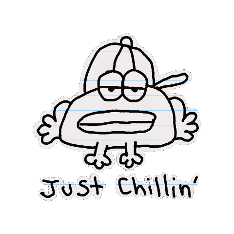 Chill Relaxing Sticker