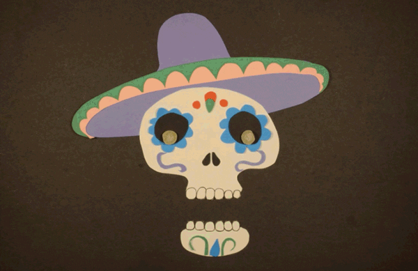 Day Of The Dead Halloween GIF by Ecard Mint - Find & Share on GIPHY