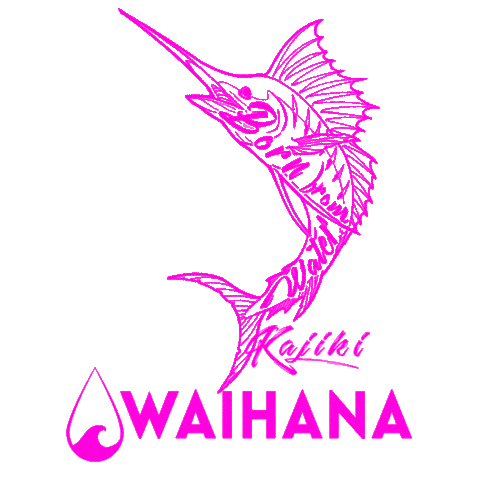 Fish Hawaii Sticker by Waihana