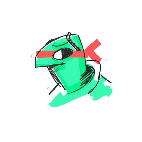elcrac cartoon red green turtle GIF