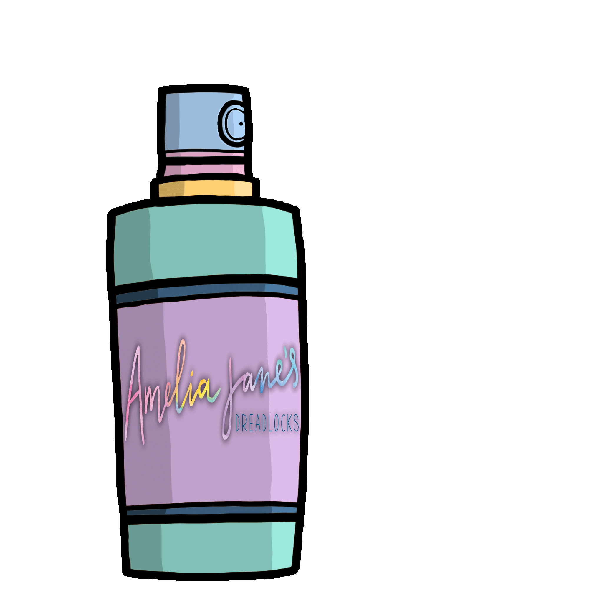 Hair Spray Sticker by Amelia Jane's Dreadlocks for iOS & Android GIPHY