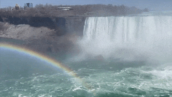 Niagara Falls Rainbow GIF by Storyful