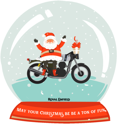 Merry Christmas GIF by Royal Enfield