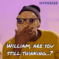 Thinking Waiting GIF by Hyperise - Personalization Toolkit for B2B Marketers