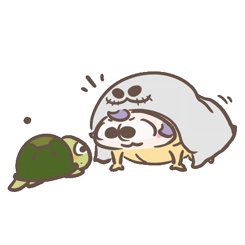 Scared Halloween Sticker