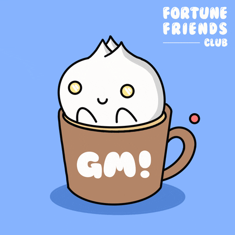 FortuneFriends_ love food coffee good morning GIF