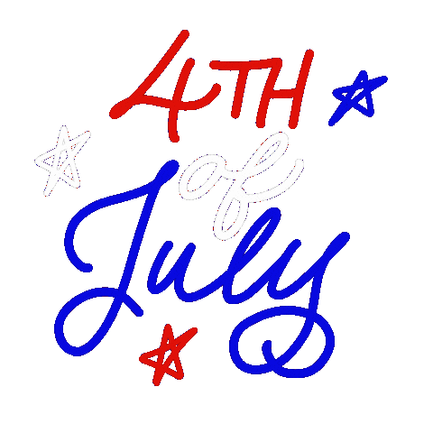 Independence Day Happy 4Th Of July Sticker by pensandnibs