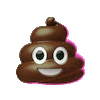 3D Poop Sticker by Emoji